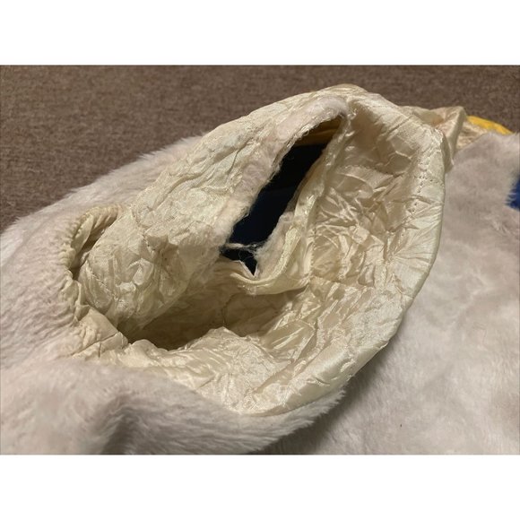 Vintage 70s Large NHL Hockey Buffalo Sabres Sabrejak Satin Bomber Button Jacket - Picture 9 of 10